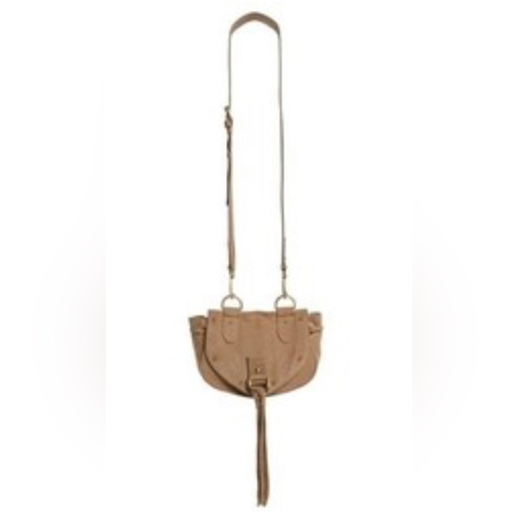 See By Chloe Mini Collins Suede Crossbody Bag - Picture 1 of 14